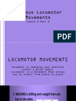 Unit 1 - L2 (Part 2) Various Locomotor Movements