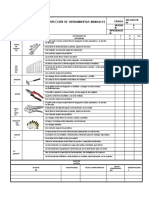 Check List de Herramientas Manuales