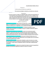 Practica IDENTIFICACIÓN DE LÍPIDOS EN ALIMENTOS