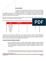 Background of Footwear Industry in India:-: Region Large & Medium Scale SSI Household