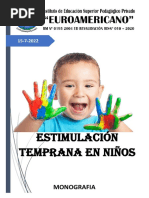 Monografia de Estimulacion Temprana