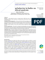 Green Buying Behavior in India: An Empirical Analysis: Richa Chaudhary