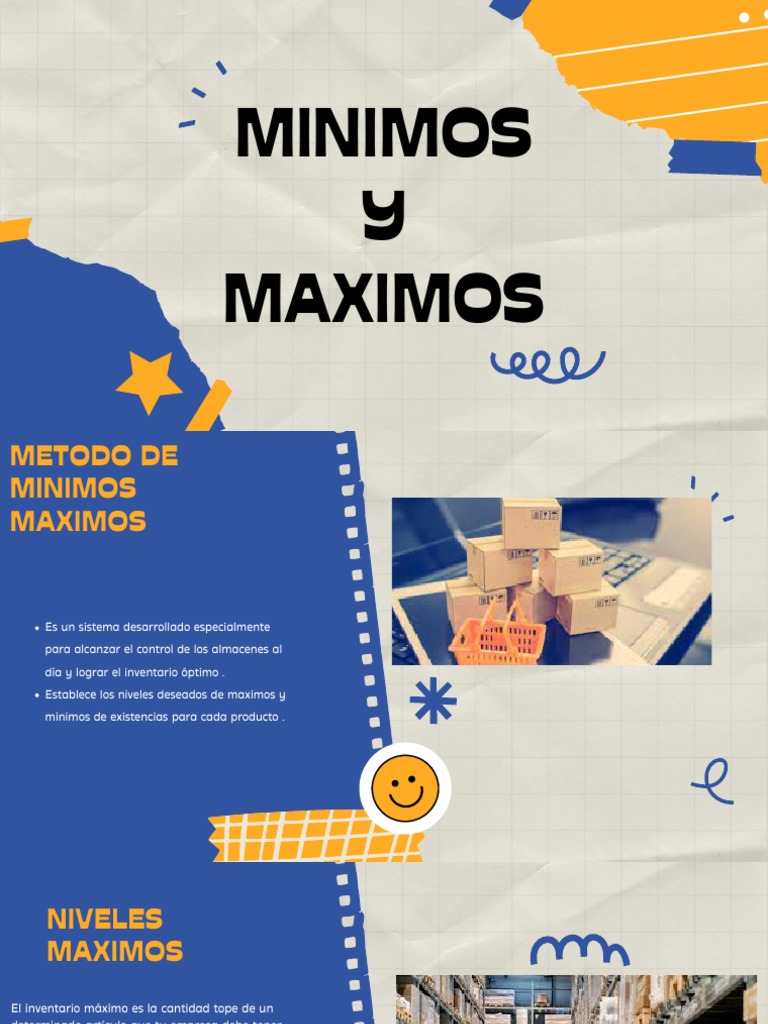 Minimos y Maximos PDF Inventario Business