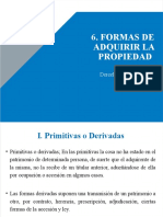 Formas de Adquirir La Propiedad