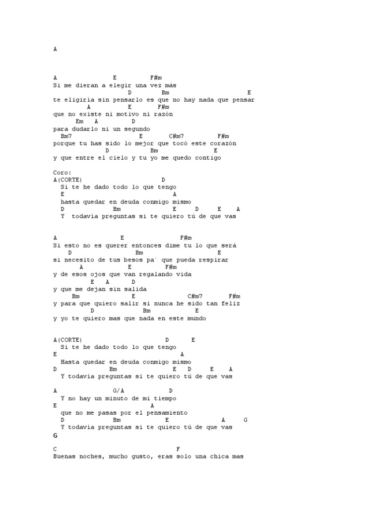 Mix Pop Rock Español | PDF