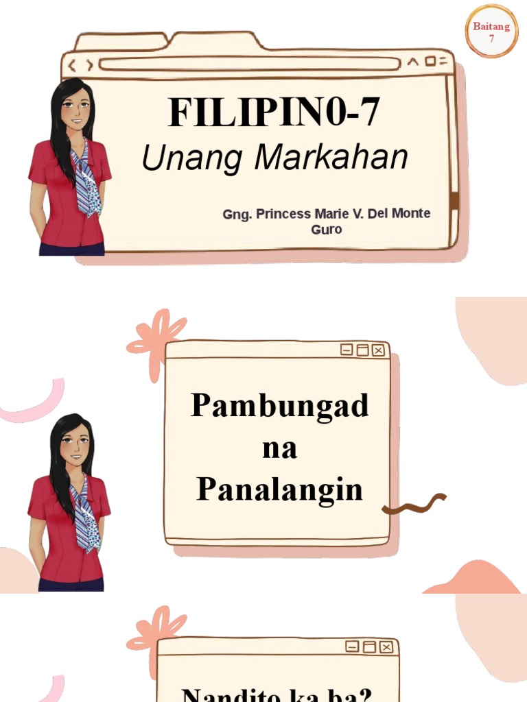Kuwentong Bayan Manik Buangsi Filipino 7 Pdf