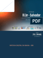 Implantação da Infovia Digital da Bahia - IDB