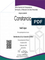 Constancia ILGA