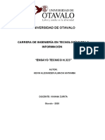 Ensayo Tecnico Del Protocolo H.323