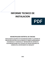 Informe Tecnico de Instalacion