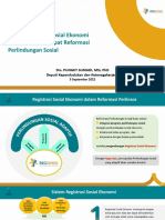 Reformasi Perlindungan Sosial Melalui Regsosek