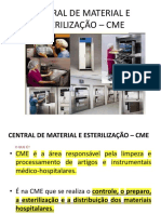 CENTRAL DE MATERIAL E ESTERILIZAÃ Ã O Â CME