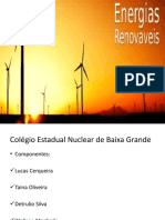 Energias renováveis no colégio