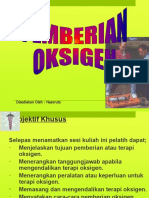 Terapi Pemberian Oksigen