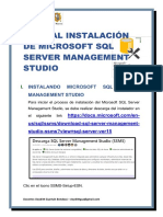 Manual Instalación Microsoft SQL Server Management Studio