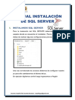 Manual Instalación de SQL Server2