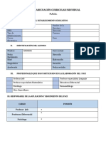 Ejemplo de Plan de Adecuacion Curricular Individual