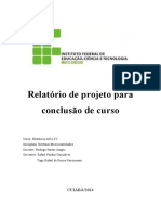 Relatório Projeto Garrafa Inteligente