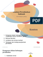 Fondasi Pernikahan Sakinah - JULI 2020