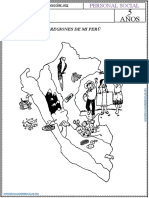 Actividades de Las Regiones Del Perú para Niños de 5 Años