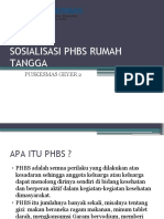 Sosialisasi PHBS Rumah Tangga