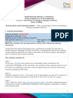 Activity Guide and Evaluation Rubric - Task 2 Advantages of Using Technology in Foreign LanguageTeaching