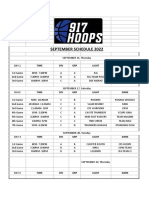 917 Hoops 2022 Final Game Schedule