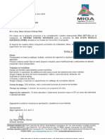 Ppto Miga 0077-22 Grupo JH Construcciones - 2da Etapa Modulo Docencia Utsma - 15-07-22