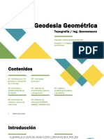 Geodesia Geométrica (Teoria)