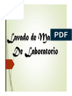 Lavado de Material de Vidrio Del Laboratorio - TEXTO