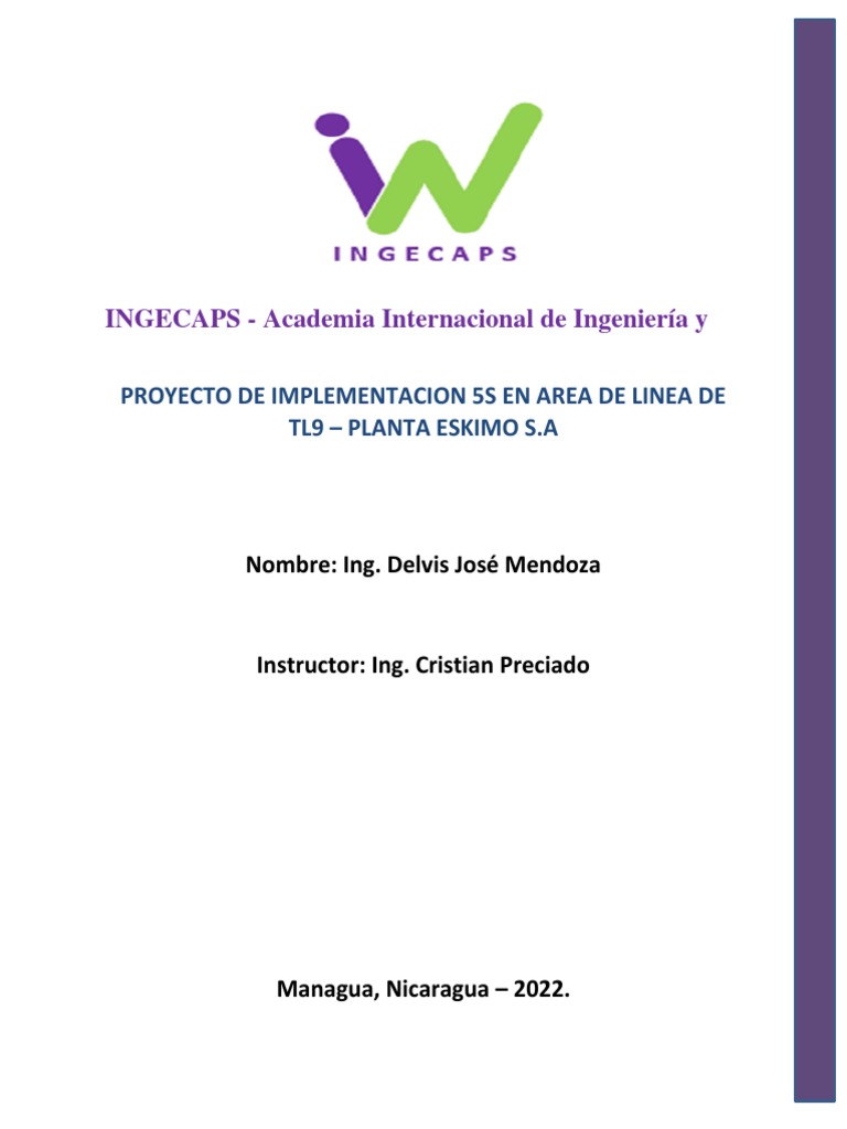 Plan De Implementacion 5s