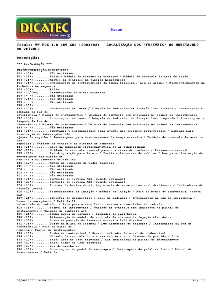 tabela-de-fusiveis-interna-fox-pdf-inje-o-eletr-nica-rel