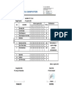 Weekly Report 1-7 Agustus 2022 Week 1