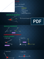 Ángulos: clasificación, propiedades y resolución de ejercicios