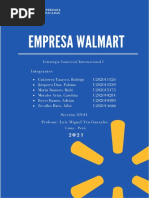 Empresa Walmart Estrategia Comercial Internacional