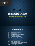 Introduction to Microsoft Excel Basics | PDF | Microsoft Excel ...