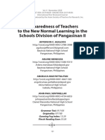 Related Study 1 (Preparedness of Teachers To The New Normal