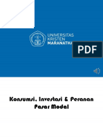 Pertemuan 2 (Konsumsi, Investasi Pasar Modal)