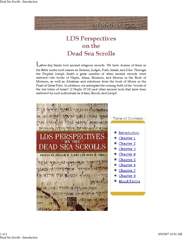 Dead Sea Scrolls | PDF | Dead Sea Scrolls | Religious Texts