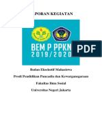 Laporan Kegiatan Bem P PPKN 2019