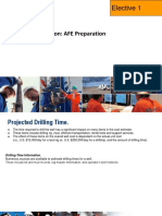 Well Cost Estimation AFE Preparation