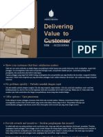 Delivering Value to Customer