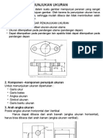 Ukuran Ukuran Dalam Gambar