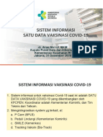 Progress SI Satu Data Vaksin