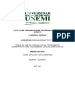 Análisis Comparativo Del Procedimiento