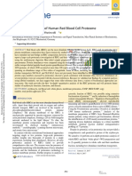 Quantitative Analysis of Human Red Blood Cell Proteome: Agata H. Bryk and Jacek R. Wisniewski ́