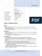 Limits of Authority Policy 2018 FINAL