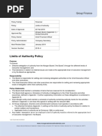 Delegation of Authority Matrix Template | PDF
