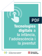 'Les Tecnologies Digitals A La Infància, L'adolescència I La Joventut'