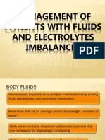 Management of Fluid and Electrolyte Imbalances